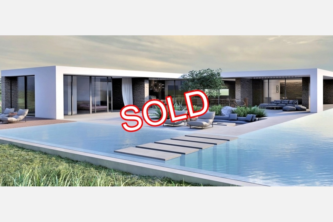 [SOLD] Villa Allegoria ref.346: Hilltop location in Gialova – Pylos area, Privacy, Pure Natural protected environment, Breathtaking Sea & Sunset views, Inspired modern design, Plot 11,238 m² olive grove, Living area 387,28 m² (5 bedrooms – 5 bathrooms), Storage areas 167,53 m², Swimming pool 149 m² + Heated pool 39 m², Large terraces of 704,86 m²